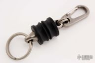 Black G-10 Keychain
