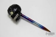 Black Skull Spike - GITD Eyes