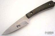 Small Work Horse - Green Linen Micarta