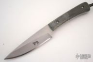 Large Work Horse - Green Linen Micarta
