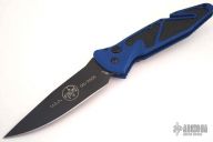 MSE-SC - Blue EMS - Black Tactical Plain Edge