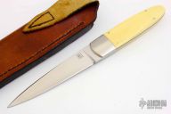 Bolstered Ivory Fixed blade