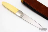 Bolstered Ivory Fixed blade
