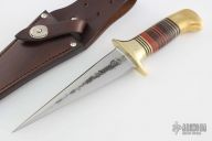 Brass and Horsehide Dagger