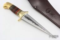 Brass and Horsehide Dagger