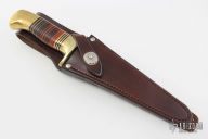 Brass and Horsehide Dagger