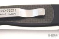 Brend Auto #2 1204-MIR - Black Handle w/ Carbon Fiber / Mirror Polished