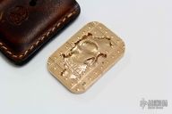 Bronze Skull Worry Stone