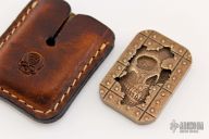 Bronze Skull Worry Stone