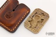 Bronze Skull Worry Stone