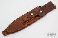 Brown Model C Sheath 7.5" - Johnson Roughback