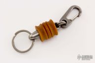 Butterscotch Micarta Keychain