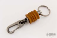 Butterscotch Micarta Keychain
