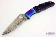 C10JBBP2 Endura Damascus - Blue Jigged Bone