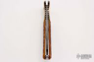 C11JBOP Delica Damascus - Amber Jigged Bone