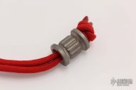 Candy Bead - Etched Titanium