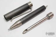 Carbon Fiber and Titanium Pen w/ Spike