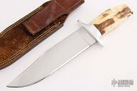 Carved Eagle Head Bowie