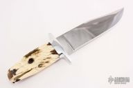 Carved Eagle Head Bowie