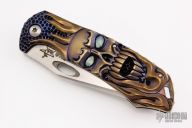 Carved Framelock Folder