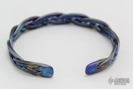 Celtic 2x2 Twist Bracelet - Titanium