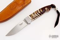 Clip Point Fixed Blade - Big Horn Sheep
