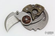 Coin Claw - Antiqued Brass and Copper