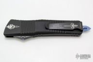 Combat Troodon - Hellhound Straight Razor Damascus