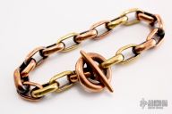 Copper and Bronze Bracelet - Medium