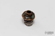 Copper and Sterling Silver Bead