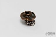 Copper and Sterling Silver Bead