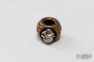 Copper and Sterling Silver Bead