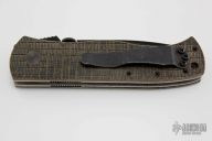 CQC-7A Black Waveless - Custom Black Micarta Grid Scales