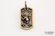 Crusader Lion Dogtag