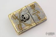 Custom Brass Skull Zippo