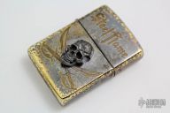 Custom Brass Skull Zippo