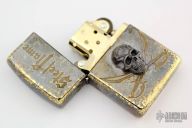 Custom Brass Skull Zippo