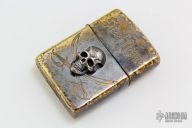 Custom Brass Skull Zippo