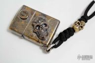 Custom Brass Skull Zippo