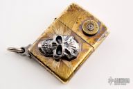 Custom Brass Skull Zippo