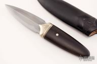Dagger with Sterling Silver and African Blackwood