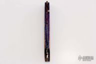 Damascus and Black Lip Pearl Linerlock