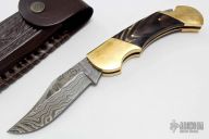 Damascus and Buffalo Lockback