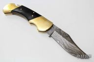 Damascus and Buffalo Lockback