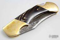 Damascus and Buffalo Lockback