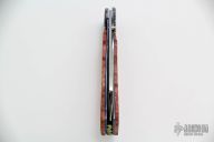 Damascus and Burl Linerlock