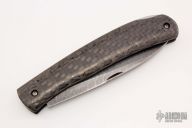 Damascus and Carbon Fiber Lockback