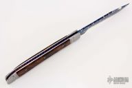 Damascus and Ironwood Slipjoint