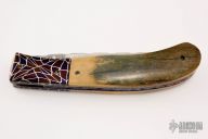 Damascus and Mammoth Ivory Linerlock