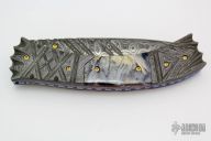 Damascus and Mammoth Tooth Linerlock